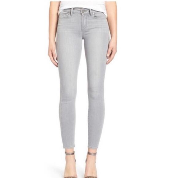 Paige Verdugo Ankle skinny stretch Jeans in Dove gray size women’s 30 - Picture 1 of 8